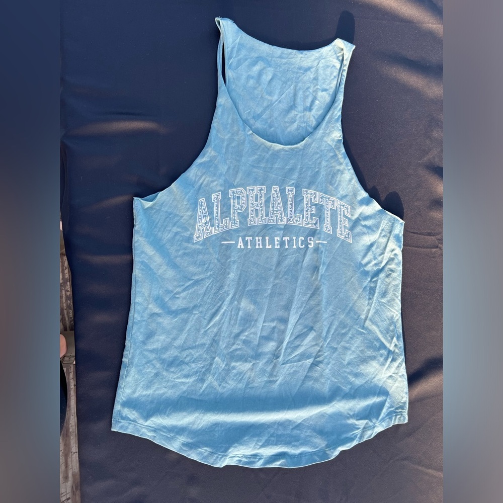 alphalete cut- off shirt
